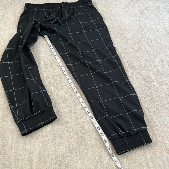 Albion Destination Windowpane Checked Joggers Pants XL Petite - Picture 5 of 9
